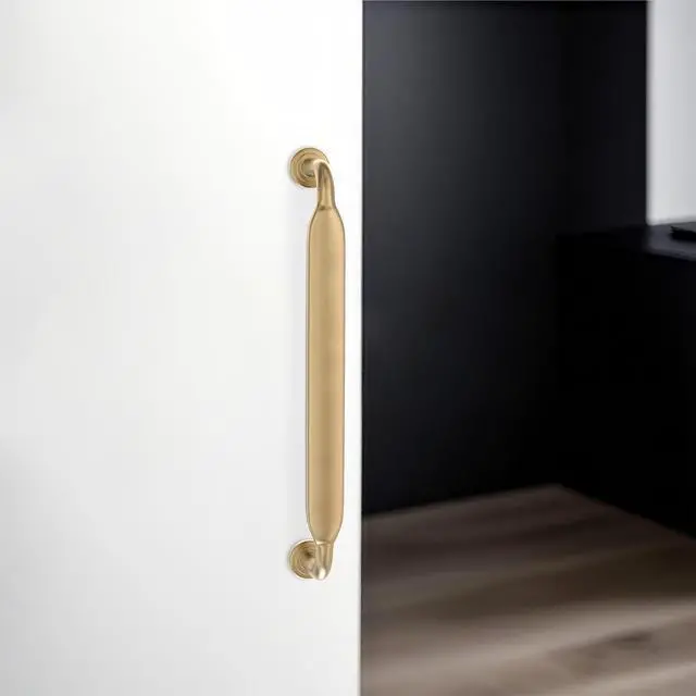 Alt view image 3 of 6 - 10 Pack 5 Inch Cabinet Pulls Champagne Bronze Kitchen Handles Zinc Alloy Drawer Pulls Solid Cabinet Hardware
