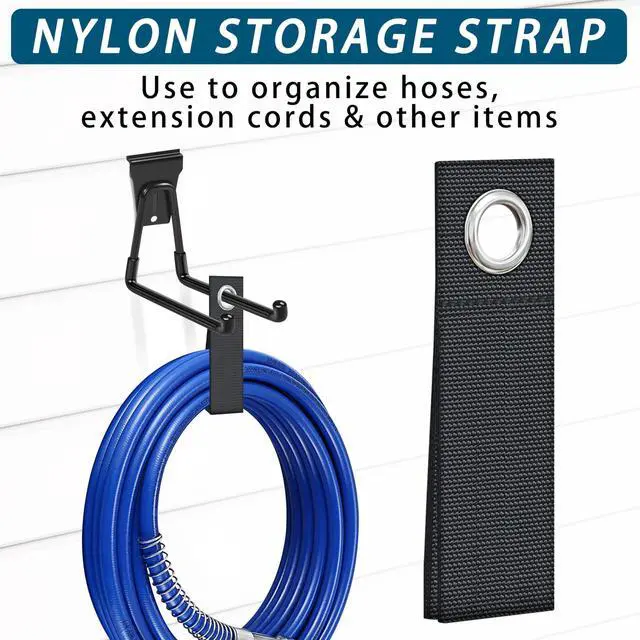 Alt view image 7 of 7 - Slatwall Hooks Black 20Pack Firmly and Durable Slatwall Accessories | Perfect for Organizing Garden Tools and Heavy Duty Tools and Garage Hooks Organize Your Space Efficiently