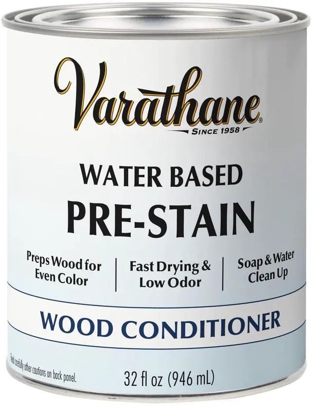 Main image of Pre-Stain Wood Conditioner | Water-Based, Promotes Even Color Absorption, Prevents Blotching & Streaking, Softwoods & Porous Woods, Quart