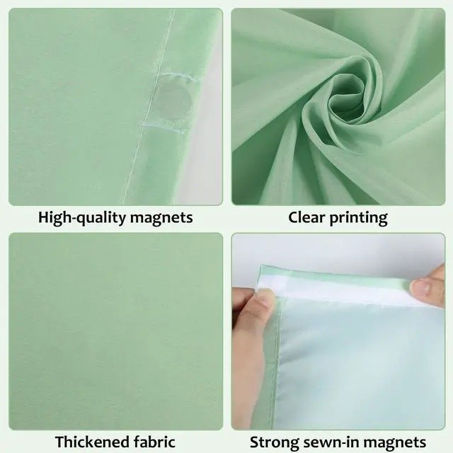 Alt view image 3 of 7 - 6PCS Fluorescent Light Covers, 4x2 Feet Magnetic Light Cover Fluorescent Lights Shade Panel Positive Inspirational Ceiling Lights Filters for Office Classroom Home Drop Ceiling Pastel