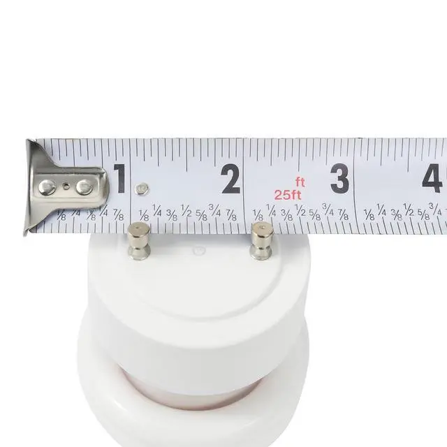 Alt view image 3 of 7 - GU24 23W T2 Spiral CFL Light Bulb 2700K Warm White 2-Prong