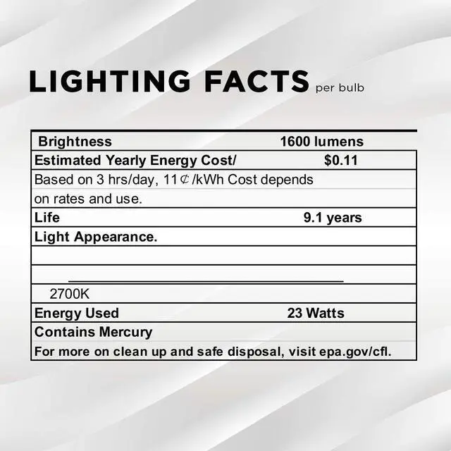 Alt view image 6 of 7 - GU24 23W T2 Spiral CFL Light Bulb 2700K Warm White 2-Prong