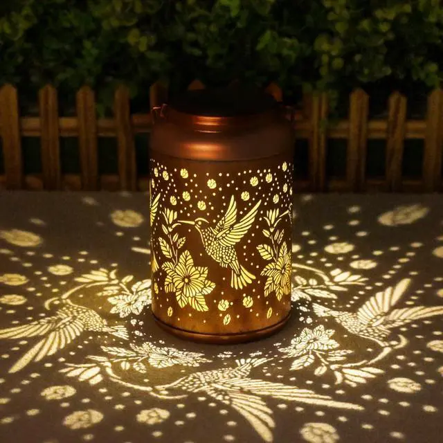 Main image of Birthday Day Gifts for Women, Solar Lanterns Outdoor Waterproof | Hummingbird Hanging Solar Lights Outside Gardening Gifts, Garden Decor, Mothers Day Gifts for Mom Grandma