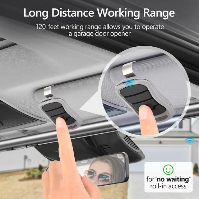 Alt view image 7 of 7 - for Genie Garage Door Opener Keypad and Remote,Compatible with All Genie/Overhead Garage Door Openers, for Model GK-R 37332R OKP-BX GK-BX