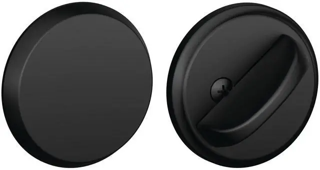 Main image of B81 622 Deadbolt with Standard Trim, Non-Keyed One Sided Deadbolt, Highest Residential Security, Matte Black
