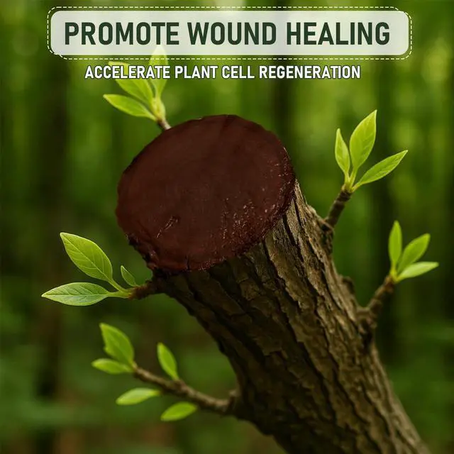 Alt view image 3 of 7 - Tree Wound Sealer & Dressing, 500g Tree Pruning Sealer for Cut, Damaged Bark, Grafting Effective Tree Repair Sealant for Shrub, Bonsai, Rose, Orchard | Horticulture Grade Seal Formula