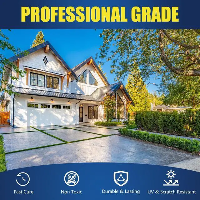 Alt view image 2 of 7 - Super Wet Look Stone Sealer-1 Gallon, Durable & Long-Lasting Protection with High Gloss Finsh, Stain Proof, Against Water Damage & Dissolved Salts Natural Stone Sealer for Sandstone, Driveways