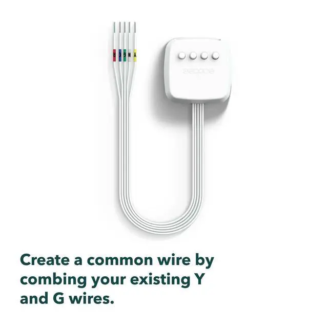 Alt view image 5 of 7 - Power Extender Kit C-Wire Adapter- Smart Thermostat Essential | C-wire solution for homes without common wire, 24 VAC systems only, QR code installation guide, DIY friendly