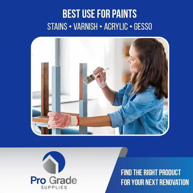 Alt view image 3 of 7 - Paint Brushes, 2.5 Inch Angle Paint Brush, Walls & Trim, 12 Pack | Sash, cut-in & detail work | Furniture, cabinets & doors | Interior & exterior | Latex, oil & stain | Medium stiff bristles