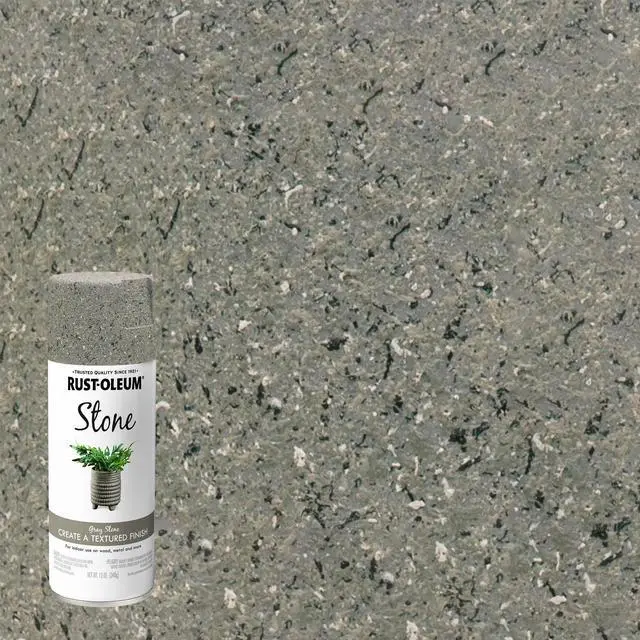 Alt view image 2 of 4 - 7992830 Stone Creations Spray Paint, 12 oz, Gray Stone