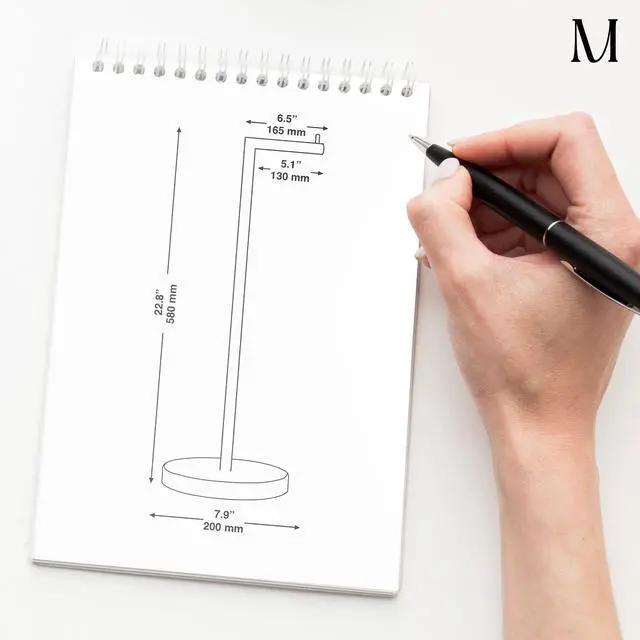 Alt view image 6 of 7 - Free Standing Toilet Paper Holder Stand 1pc - Bathroom Storage for 4 Rolls of Toilet Tissue Modern Stainless Steel Matte Black - Toilet Roll Stand