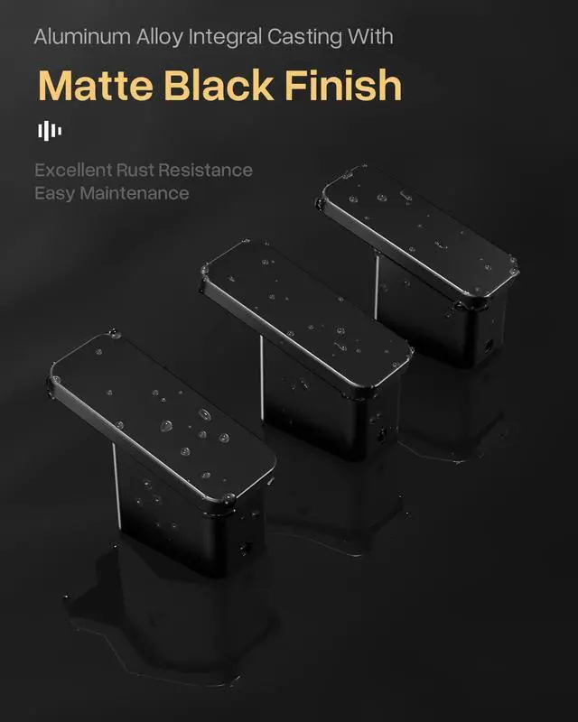 Alt view image 4 of 7 - 4-Pack Matte Black Towel Hook for Bathroom, Robe Coat Hook, Heavy Duty Wall Hooks for Hanging Bag Hat Mudroom Bedroom Shower Closet, Drill in Hanger Mount with Screw, Holder Back of Door Outdoor