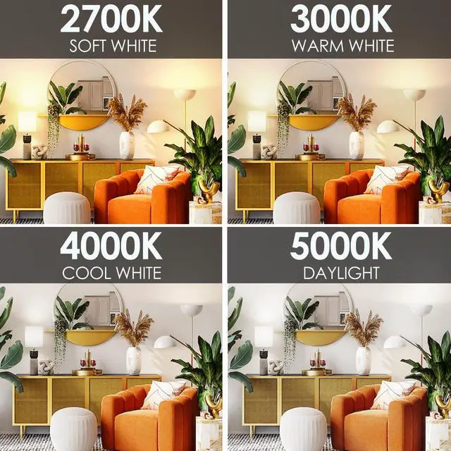 Alt view image 4 of 7 - Dimmable LED Light Bulbs, 60W Equivalent 5000K Daylight, 8W 800 Lumens, E26 LED Bulb 60 Watt Dimmable, ETL Listed, 12 Packs