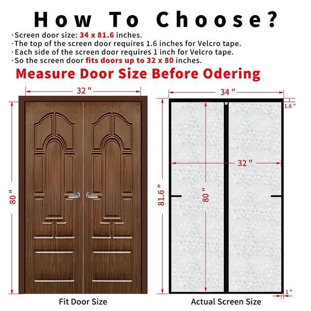 Alt view image 2 of 7 - Magnetic Thermal Insulated Door Curtain 32 x 80 inch, Transparent Door Cover, Keep Warm in Winter Cool in Summer, Self Sealing, Pet and Kid Friendly