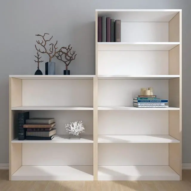 Alt view image 3 of 7 - White Contact Paper White Peel and Stick Wallpaper Self Adhesive SolidWhite Contact Paper for Cabinets 17.7"x120" Matte Vinyl Wrap Solid Color Wallpaper for Bedroom Removable Thick