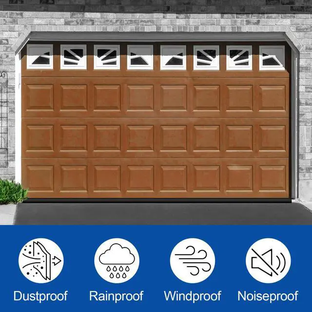 Alt view image 6 of 7 - 18FT Garage Door Seals Bottom Rubber 0.19" P Bulb Bottom Weather Seal, Weatherproof Replacement Weather Stripping Compatible with Overhead Door (18 FT, Black)