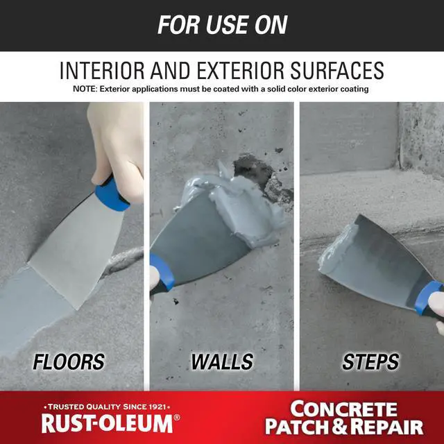 Alt view image 5 of 6 - 301012 Concrete Patch & Repair, 24 oz, Gray