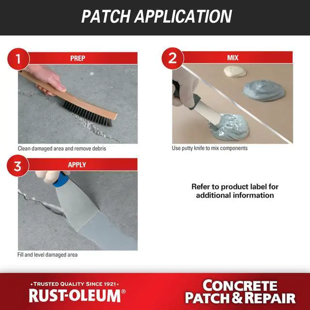 Alt view image 6 of 6 - 301012 Concrete Patch & Repair, 24 oz, Gray