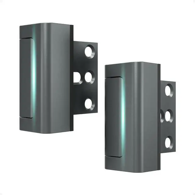 Main image of Home Security Door Reinforcement Lock, Childproof Safety Latch | 2Pack Top Door Lock Stopper for Toddlers Safety, Prevents Home Unauthorized Entry, Aluminum Construction, Withstands 800lbs