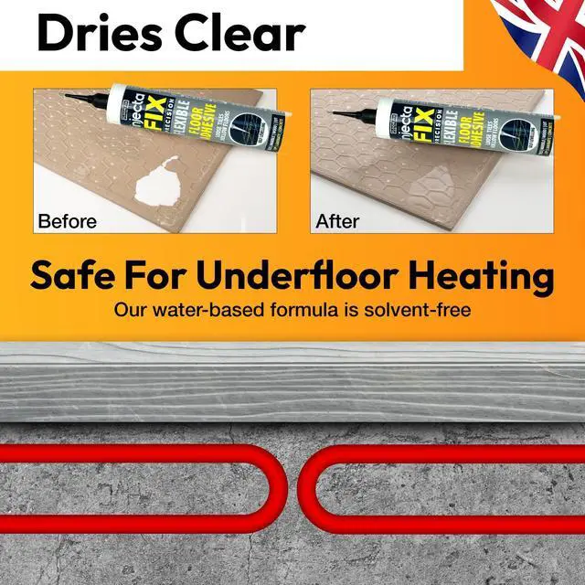 Alt view image 6 of 7 - Floor-Fix Pro Tile Repair Kit Precision Injection Adhesive for Loose & Hollow Floor Tiles, Stone, Wood, Laminate & LVT Stainless Steel Tip, 10.1 fl oz (3)