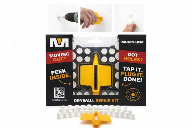 Main image of FIX Drywall Anchor Holes Fast - Drywall Hole Repair Kit - No Mesh - No Spackle - Professional Small Hole Wall Patch Kit - 36 Plugs - Reusable Prep Tool - Quick and Easy