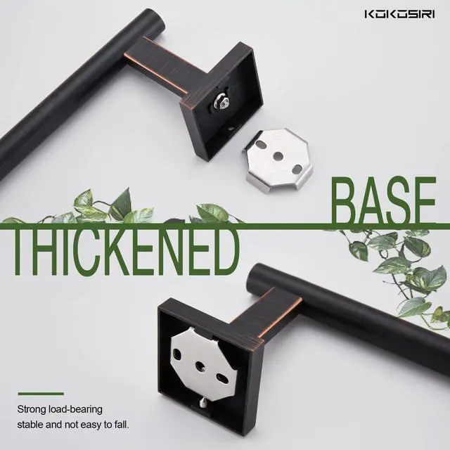 Alt view image 4 of 7 - Toilet Paper Holder Oil Rubbed Bronze Toilet Roll Holder Hold Mega Rolls Kitchen Bathroom Tissue Paper Dispenser Stainless Steel, B2005ORB