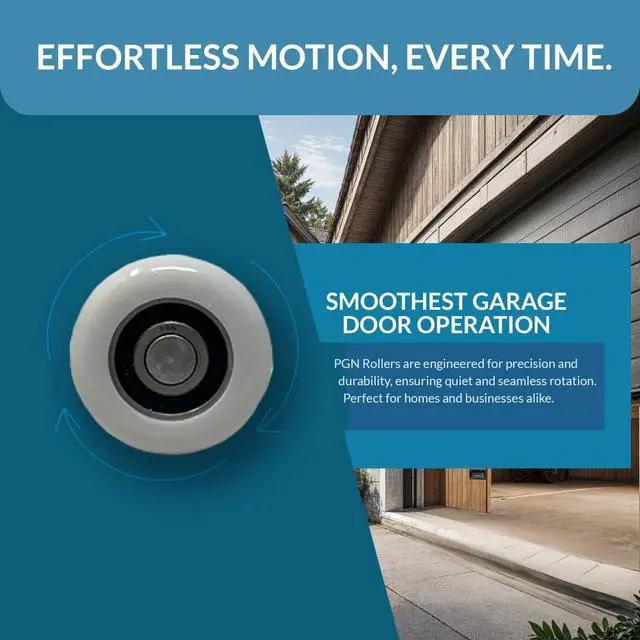 Alt view image 4 of 7 - PGN (10 Pack) Garage Door Rollers - 4" Stem, 6200-2RS Ball Bearing