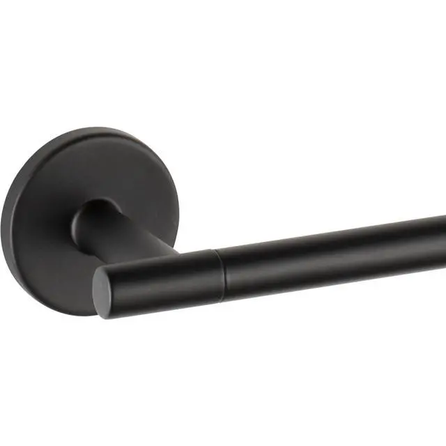 Alt view image 4 of 7 - Towel Rack | 24 Inch Matte Black Towel Bar for Bathroom, Kitchen | Trinsic Accessories