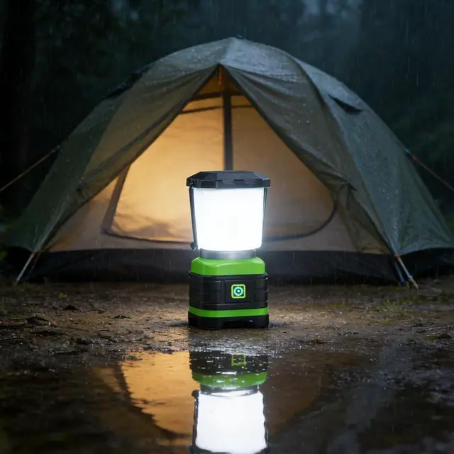 Alt view image 7 of 7 - LED Camping Lantern, Battery Powered LED Lights Camping Essentials, Portable Lanterns Flishlights for Emergency, Hurricanes, Outdoor Hiking, Power Outages, Survival Gear and Home Use, 2 Pack