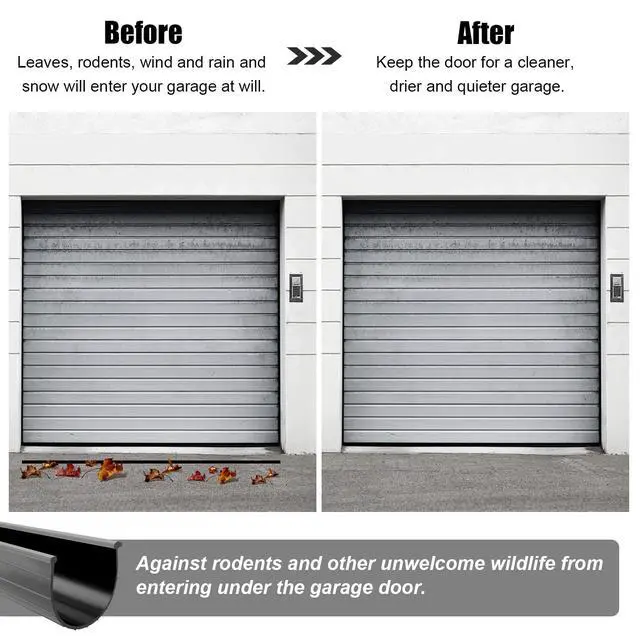 Alt view image 4 of 7 - Replacement Wayne Dalton Garage Door Bottom Weather Seal 154448 for Weather Stripping Fit 16 feet Wide Doors (16 feet)
