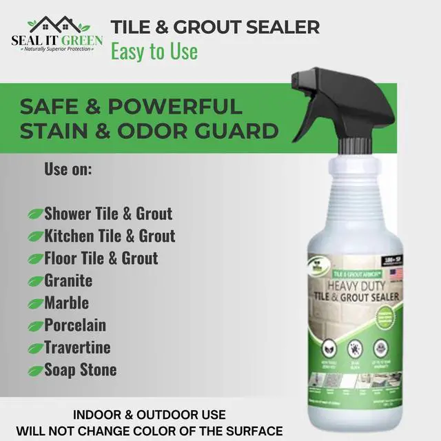 Alt view image 2 of 6 - Xtreme-Heavy Duty Pro Strength Grout Sealer. Non Toxic-VOC Free & Odorless.Seal Smarter. Incredible 100+ SF Coverage. Indoor Or Outdoor Use. Use The Sealant The Pros Use. Lasts For Years