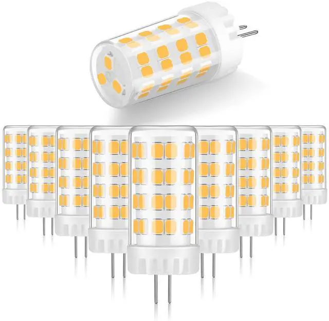Main image of G4 LED Bulb 4W 480LM 2700K Warm White, 12V AC/DC, 360° Beam Angle, T3 Halogen Replacement, High-Efficiency Ceramic Base for Landscape, Cabinet, Ceiling Lights, 10 Pack