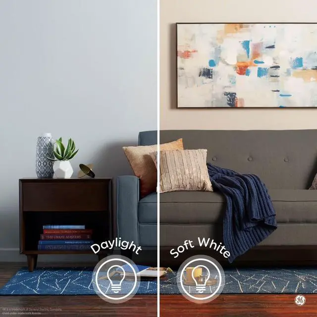 Alt view image 4 of 7 - Daylight LED 60W Equivalent neral Purpose A19 Light Bulbs (12 Pack)