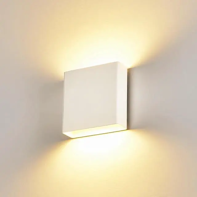 Main image of Indoor Outdoor Up and Down Wall Sconce, 5%-100% Dimmable 18W, 5 Color Temperature Selectable (2700K-5000K), Modern Lighting for Living Room/Porch, CRI90+, 120V-277V, ETL FCC Certified