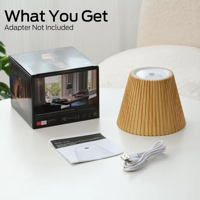 Alt view image 7 of 7 - Wireless Bottle Lamp, LED Bottle Light Topper for Liquor Wine Bottles | Rechargeable Cordless Lamp Shade for Bar Table Home Decor, Modern Infinity Wine Bottle Light, Gifts for Women