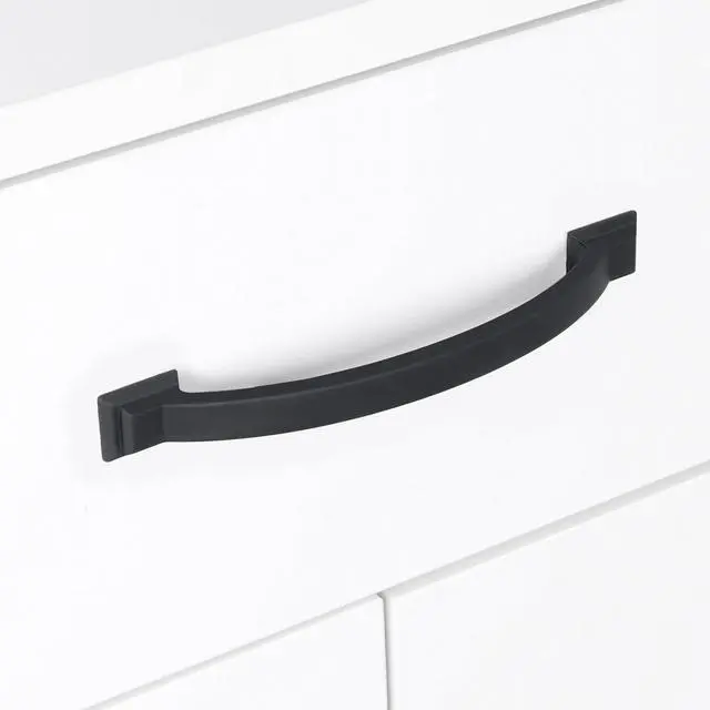 Alt view image 4 of 6 - 10 Pack 3 Inch Cabinet Pulls Matte Black Kitchen Cabinet Handles Zinc Alloy Drawer Pulls Solid Cabinet Hardware