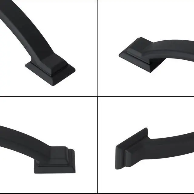 Alt view image 5 of 6 - 10 Pack 3 Inch Cabinet Pulls Matte Black Kitchen Cabinet Handles Zinc Alloy Drawer Pulls Solid Cabinet Hardware