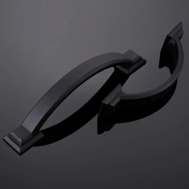 Alt view image 6 of 6 - 10 Pack 3 Inch Cabinet Pulls Matte Black Kitchen Cabinet Handles Zinc Alloy Drawer Pulls Solid Cabinet Hardware