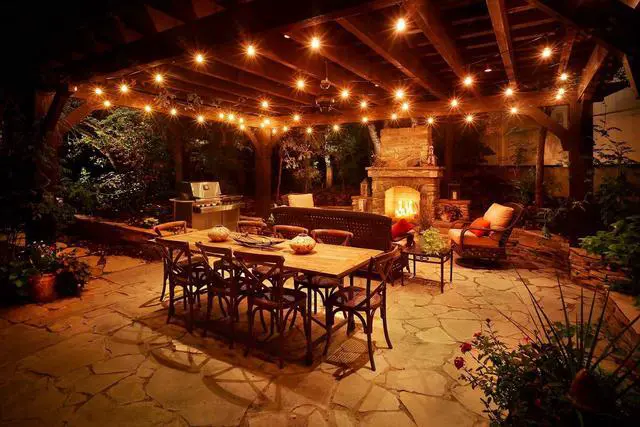 Alt view image 7 of 7 - String Lights, LED 25 Light Bulbs 25Ft G40 Globe String Lights with Bulbs for Indoor/Outdoor Commercial Decor