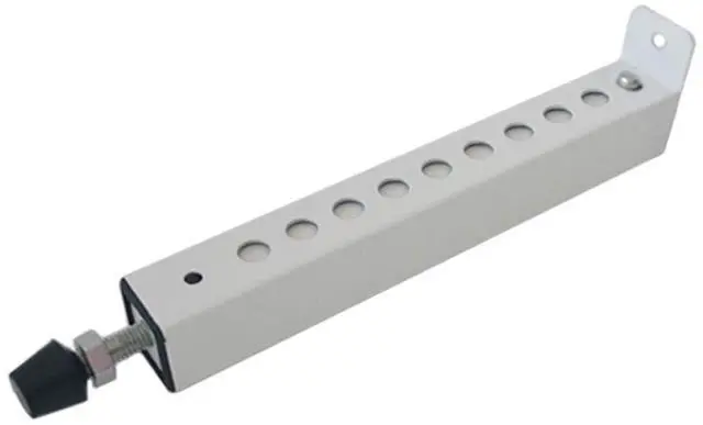 Main image of AC Security Window Lock Bar, Window Security Bars - Sturdy Steel, Extends from 10" to 17 1/2" for Sliding Windows with AC Unit Installed