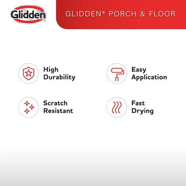 Alt view image 3 of 7 - Grab-N-Go Porch and Floor Interior/Exterior Paint, 1 Gallon, Satin, Brown, Scratch Resistant, 128 Fl Oz (Pack of 1)