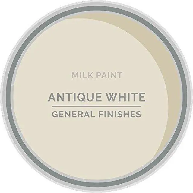 Alt view image 2 of 2 - Water Based Milk Paint, 1 Pint, Antique White