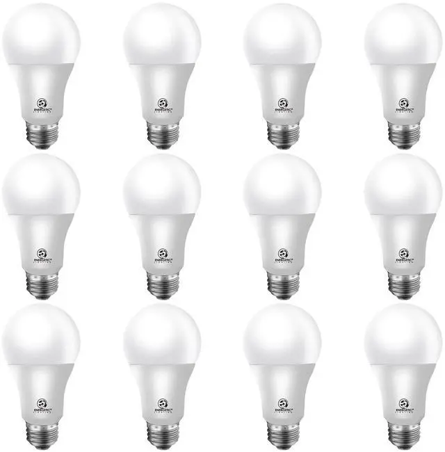 Main image of Energetic A19 Light Bulbs 75 Watt Equivalent, 1100LM Super Brightness, Daylight 5000K, E26 Standard Base, Non-Dimmable 10W A19 LED Light Bulb, UL Listed, 12 Pack
