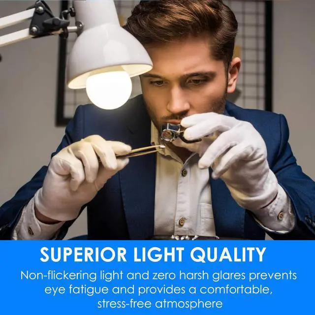 Alt view image 6 of 7 - Energetic A19 Light Bulbs 75 Watt Equivalent, 1100LM Super Brightness, Daylight 5000K, E26 Standard Base, Non-Dimmable 10W A19 LED Light Bulb, UL Listed, 12 Pack
