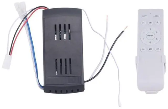 Main image of Universal Ceiling Fan Remote Control Kit Replacement, 6-Speed & Timing, Remote Replacement for 24V DC Ceiling Fan Light
