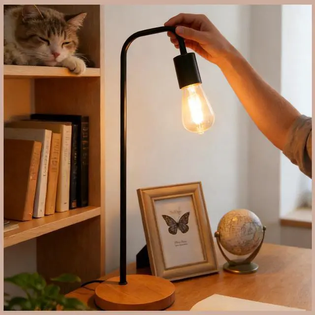 Alt view image 2 of 7 - 10-Pack Shatter Resistant LED Edison Light Bulbs 60W Equivalent | Dimmable ST58 Vintage Light Bulbs, E26 Medium Base, 6W, 800LM, 2700K, 80+ CRI, Antique Decorative Filament LED Bulb