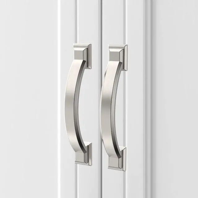 Main image of 10 Pack 3 Inch(76mm) Brushed Satin Nickel Kitchen Cabinet Handles, Cabinet Pulls Kitchen Cabinet Hardware for Cupboard Drawer Pulls