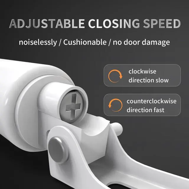 Alt view image 4 of 6 - Screen Door Closer, Storm Door Closer,Lasts for 10 Years, specifically Designed for Screen Doors and Storm Doors, 1 Pack