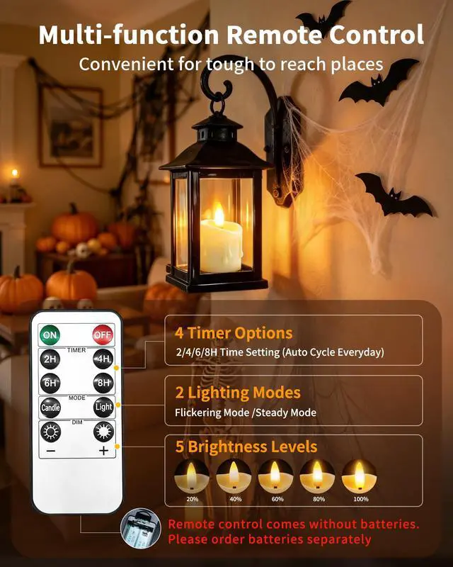 Alt view image 4 of 7 - 6 Pack Small Rechargeable Flameless Candles with Remote Timer | 1.5"x2" LED Tea Lights Flickering Mini Candles Battery Operated Votive Fake Candles for Halloween Wedding Party Table Decor
