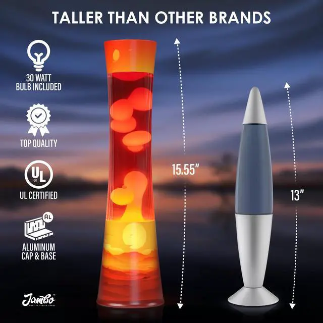 Alt view image 5 of 7 - 15.5" The Upgraded Motion Lamp, Sunset Decal Motion Light, Beautiful Home Decor, Living Room Bedroom Lamp, Relaxing Nightlight for Teens, Kids & Adults